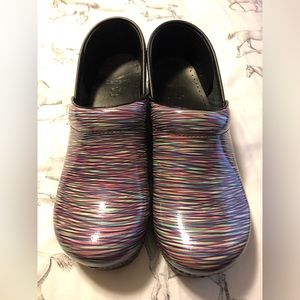 Dansko woman’s size 40 clogs.